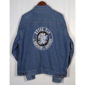 Vintage Steel Tip Dart Denim Jacket Cincinnati & Kentucky Mens Size XL VTG 2002
